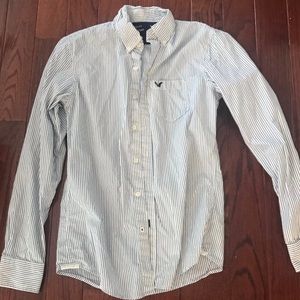 American Eagle Striped Button Down